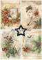 Preview: Paper Favourites - Designpapier "Vintage Holly" Paper Pack A5 - 24 Bogen