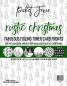 Preview: Picket Fence Studios - Kartenvorderseiten "Rustic Christmas" Toner Cards Fronts A2 - 12 Karten