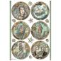 Preview: Stamperia - Decopatch Papier "Selection" Decoupage A4 - 6 Bogen  