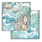 Preview: Stamperia - Designpapier "Songs of the Sea" Paper Pack 8x8 Inch - 10 Bogen