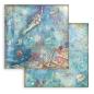 Preview: Stamperia - Designpapier "Songs of the Sea" Paper Pack 8x8 Inch - 10 Bogen