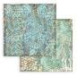 Preview: Stamperia - Designpapier "Songs of the Sea Backgrounds" Paper Pack 8x8 Inch - 10 Bogen