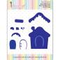 Preview: Dress My Craft - Stanzschablone "House With Snow" Dies