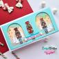 Preview: Carlijn Design - Schablone "Snowglobe Scenes" Stencil