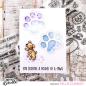 Preview: Heffy Doodle - Stempelset "Furry Friend Sentiment" Clear Stamps 