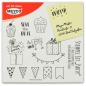 Preview: Meyco Holzstempel Set "PARTY" - 13 Stempel