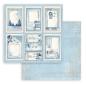 Preview: Stamperia - Designpapier "Blue Land" Paper Pack 8x8 Inch - 10 Bogen