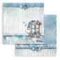 Preview: Stamperia - Designpapier "Blue Land" Paper Pack 8x8 Inch - 10 Bogen