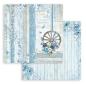 Preview: Stamperia - Designpapier "Blue Land" Paper Pack 8x8 Inch - 10 Bogen