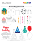 Preview: Spellbinders - Stanzschablone "Birthday Wreath Add-Ons" Dies