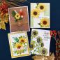 Preview: Spellbinders - Schablone "Sunflower" Layered Stencil