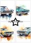 Preview: Paper Favourites - Designpapier "Muscle Cars" Paper Pack A5 - 24 Bogen