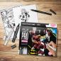 Preview: Spectrum Noir - Alkohoholmarker "Harley Quinn" Fan-Art Like a Pro Art Kit 