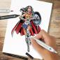 Preview: Spectrum Noir - Alkohoholmarker "Wonder Woman" Fan-Art Like a Pro Art Kit 