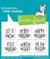 Preview: Lawn Fawn - Stempelset "Little Snow Globe" Clear Stamp Add-On