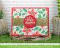 Preview: Lawn Fawn - Schablone "Poinsettia Background" Stencil