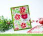 Preview: Lawn Fawn - Schablone "Poinsettia Background" Stencil