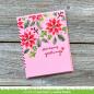 Preview: Lawn Fawn - Schablone "Poinsettia Background" Stencil