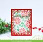 Preview: Lawn Fawn - Schablone "Poinsettia Background" Stencil