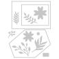 Preview: Sizzix Thinlits Craft Die-Set - Geo Floral Frame / Blumenrahmen