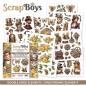 Preview: ScrapBoys - Stanzteile "Steampunk Journey" Pop Up Paper Pack 6x6 Inch - 24 Bogen