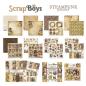 Preview: ScrapBoys - Stanzteile "Steampunk Journey" Pop Up Paper Pack 6x6 Inch - 24 Bogen