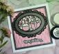 Preview: Creative Expressions - Stanzschablone "Shadowed Sentiments Best Wishes" Craft Dies Mini Design by Sue Wilson