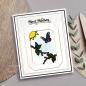 Preview: Creative Expressions - Stanzschablone "Shadowed Sentiments Best Wishes" Craft Dies Mini Design by Sue Wilson