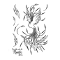 Preview: Crafty Individuals - Gummistempel "Rising Phoenix" Unmounted Rubber Stamps 