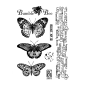 Preview: Crafty Individuals - Gummistempelset "Butterflies and Bees" Unmounted Rubber Stamps 