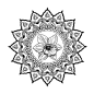 Preview: Crafty Individuals - Gummistempel "Spring Mandala" Unmounted Rubber Stamps 