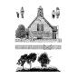 Preview: Crafty Individuals - Gummistempelset "Red Brick Church" Unmounted Rubber Stamps 