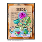 Preview: Crafty Individuals - Gummistempelset "Floral Abstractions Blooms" Unmounted Rubber Stamps 