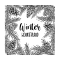 Preview: Crafty Individuals - Gummistempel "Winter Wonderland" Unmounted Rubber Stamps 