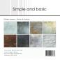 Preview: Simple and Basic - Designpapier "Stones & Texture" Paper Pack 6x6 Inch - 24 Bogen 