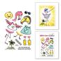 Preview: Stampendous - Stempelset "Feathers FransFormer" Clear Stamps