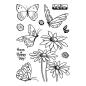 Preview: Stampendous - Stempelset "Hello Butterfly" Clear Stamps