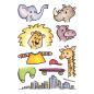 Preview: Stampendous - Stempelset "Urban Jungle FransFormer" Clear Stamps