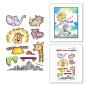 Preview: Stampendous - Stempelset "Urban Jungle FransFormer" Clear Stamps