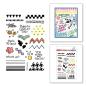 Preview: Stampendous - Stempelset "Geo Prints FransFormer" Clear Stamps