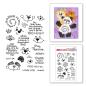 Preview: Stampendous - Stempelset "Bear Hugs Faces and Sentiments" Clear Stamps