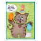 Preview: Stampendous - Stempelset "Kitty Hugs Faces and Sentiments" Clear Stamps