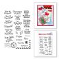 Preview: Stampendous - Stempelset "Holiday Hugs Sentiments" Clear Stamps