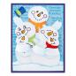 Preview: Stampendous - Stempelset "Snowman Hugs Faces & Sentiments" Clear Stamps