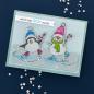 Preview: Stampendous - Stempelset "FransFormer Snowy Penguins" Clear Stamps