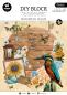 Preview: Studio Light - Designpapier - Stanzteile "Remembering Summer " DIY Block A4 - 32 Bogen