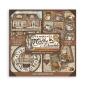 Preview: Stamperia - Designpapier "Coffee and Chocolate" Paper Pack 8x8 Inch - 22 Bogen