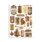 Preview: Stamperia - Washi Tape "Coffee and Chocolate" Washi Pad A5