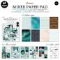 Preview: Studio Light - Designpapier A5 "Glistening Skies" Mixed Paper Pad - 42 Bogen 