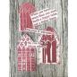 Preview: Ranger - Stempelset by Dina Wakley "Everyone Is Welcome" Media Cling Stamp 